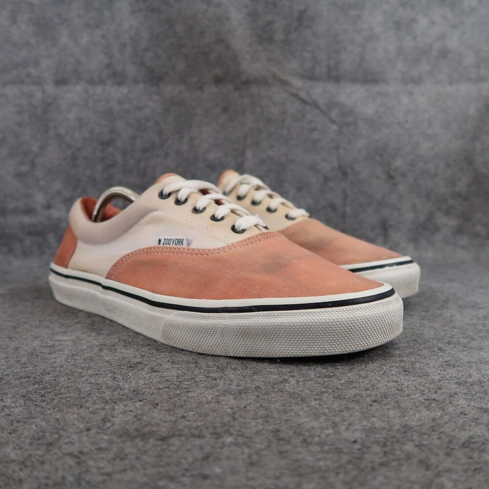 Zoo York Shoes Mens 11 Sneakers Canvas Casual Skate Lace Up Retro Y2k Two Tone